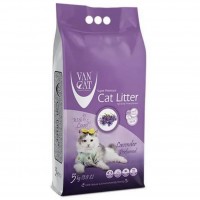 Van Cat Super Premium Quality Lavender, наповнювач для котячого туалету бентонітовий грудкувальний, 5 кг