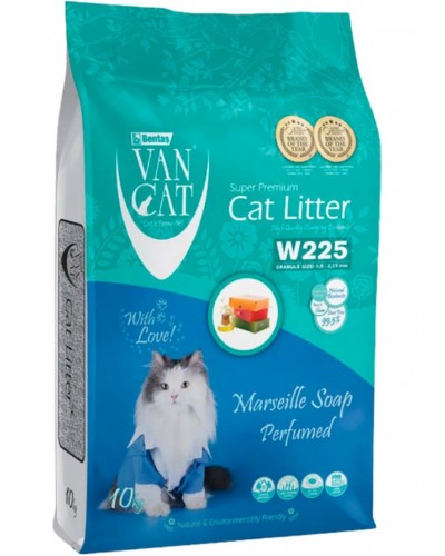 Van Cat Super Premium Quality Marseille Soap, наповнювач для котячого туалету бентонітовий грудкувальний, 10 кг