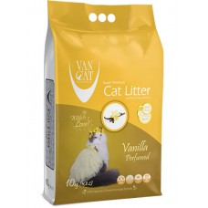 Van Cat Super Premium Quality Vanilla, наповнювач для котячого туалету бентонітовий грудкувальний, 10 кг