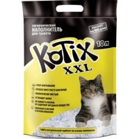 Kotix (Котікс) 10, силікагелевий наповнювач для котячого туалету, 10 л