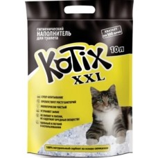 Kotix (Котікс) 10, силікагелевий наповнювач для котячого туалету, 10 л