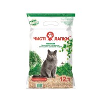 Чисті Тапки Стандарт, наповнювач для туалетів домашніх тварин, 3 кг / 12л