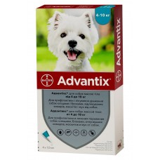 Краплі Bayer Advantix для собак від 4 до 10 кг